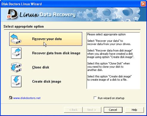 Disk Doctors Linux Data Recovery
