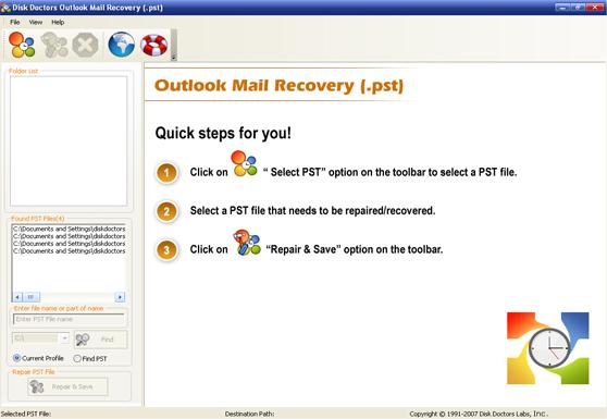 Disk Doctors Outlook Mail Recovery